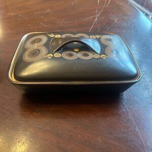 Genuine Vintage Denby 'Arabesque' Stoneware Lidded Divided Serving Dish